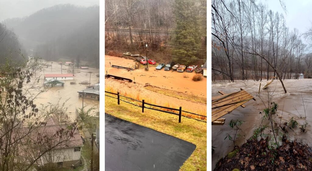 maltempo usa alluvione lampo virginia