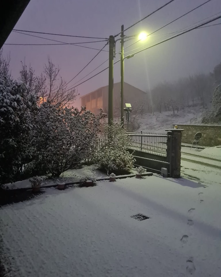 neve S.Albano oltrepò pavese lombardia