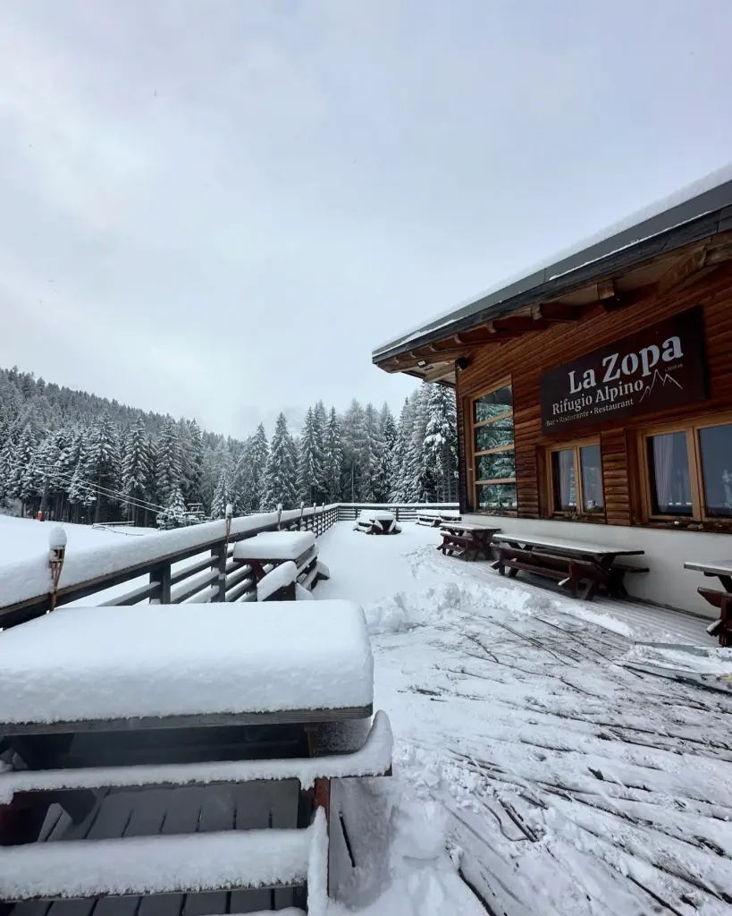 neve auronzo di cadore veneto