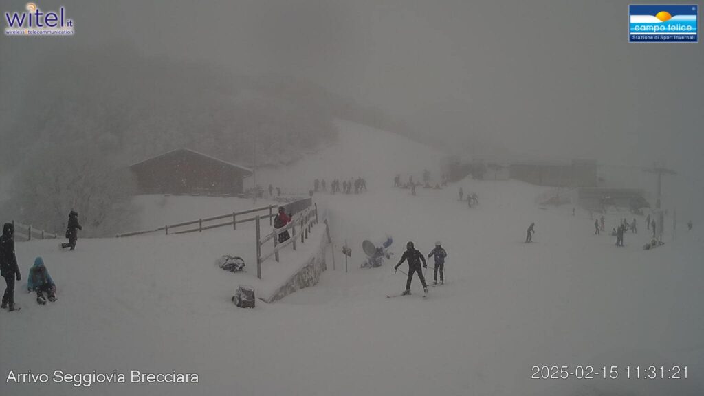 neve campo felice abruzzo
