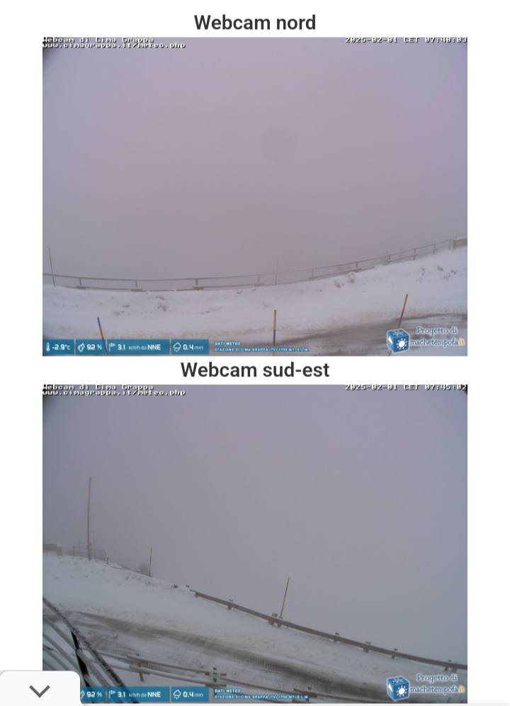 neve cima grappa veneto