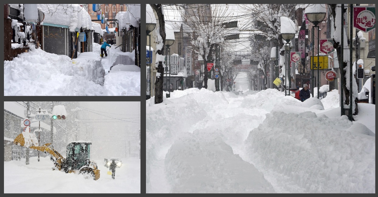 Ancora tanta neve in arrivo in Giappone, isola di Hokkaido sommersa | FOTO