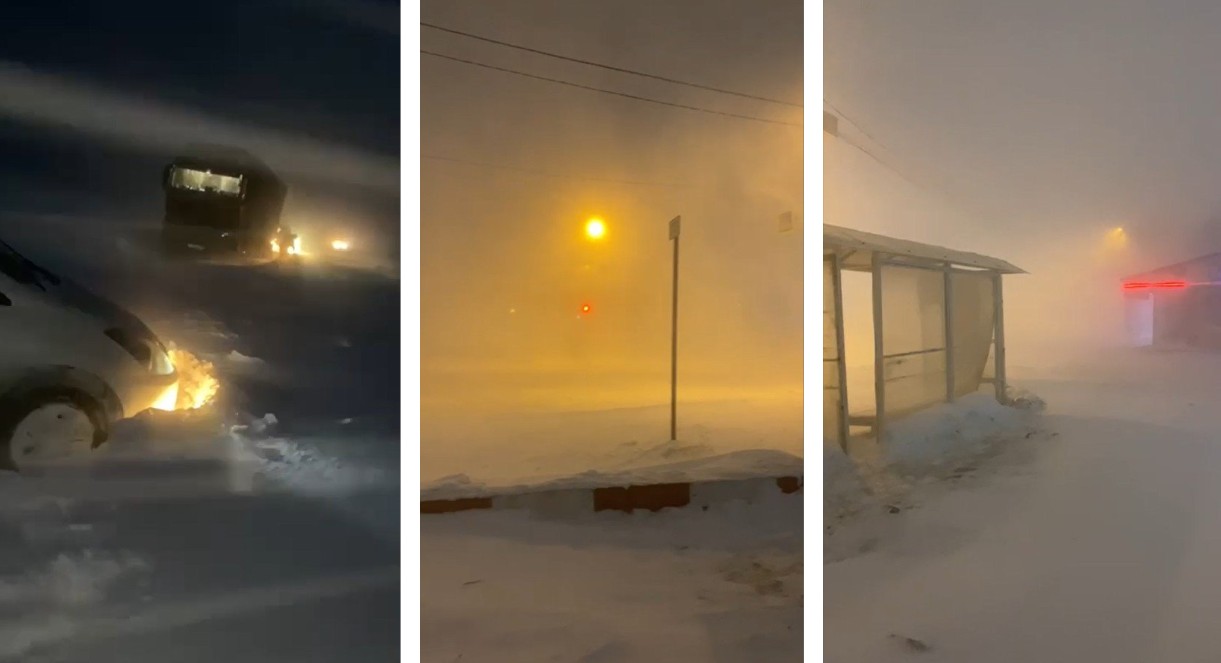 Maltempo Russia, tempeste di neve sull’isola di Sakhalin: alberi caduti e blackout | VIDEO