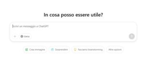 ricerca chatgpt