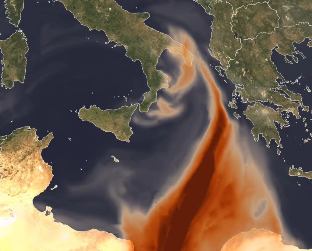 sabbia sahara italia
