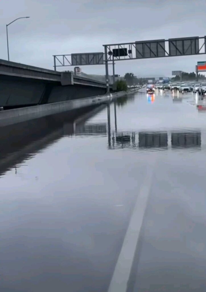tempesta maltempo california