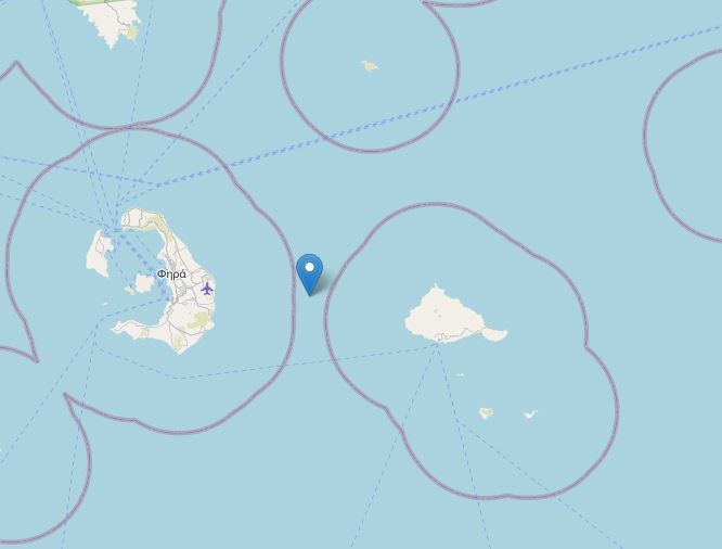 terremoti santorini oggi