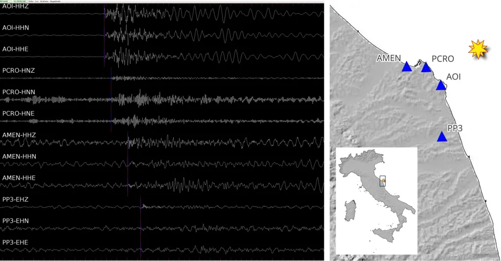 terremoto ancona esplosione ordigno