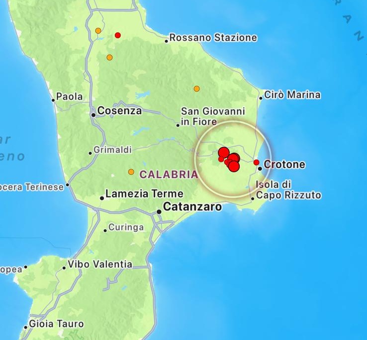 terremoto crotone