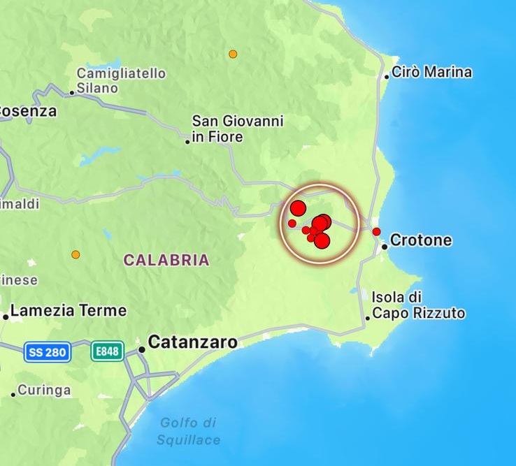 terremoto crotone
