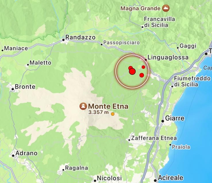 terremoto etna