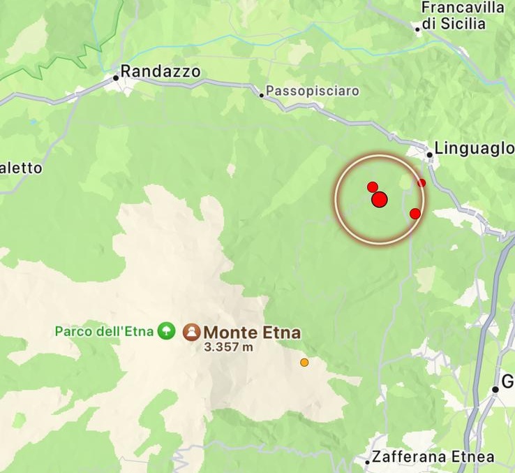 terremoto etna