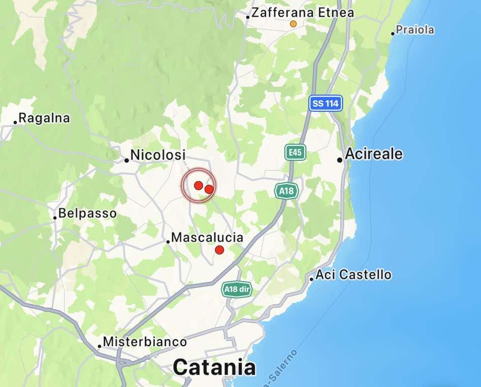 terremoto etna