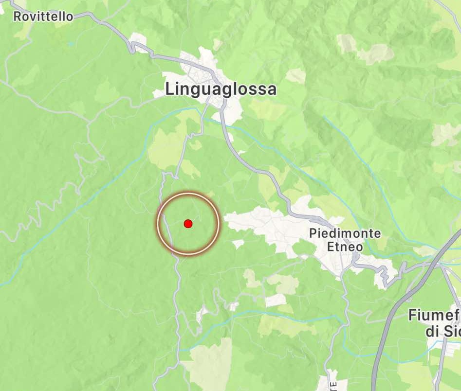 terremoto linguaglossa sicilia