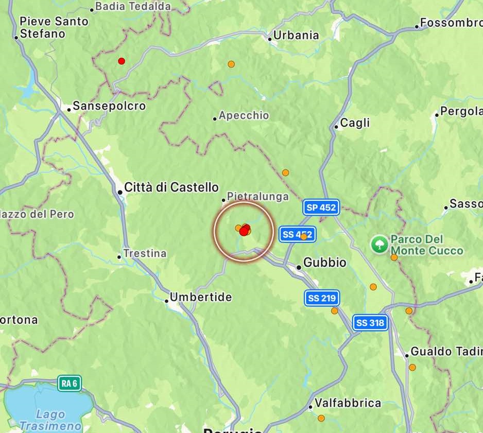 terremoto perugia