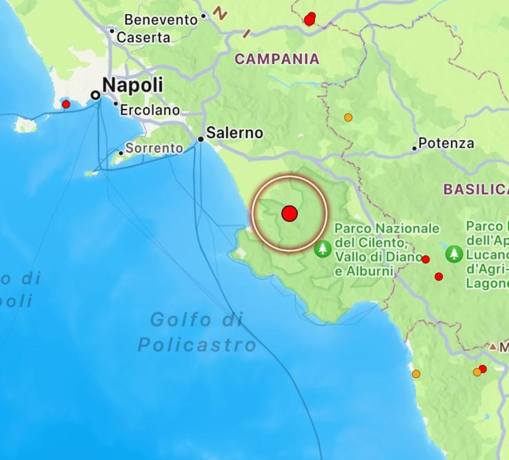 terremoto roccadaspide campania