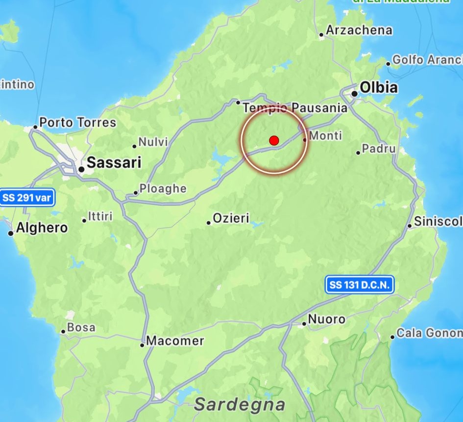 terremoto sardegna