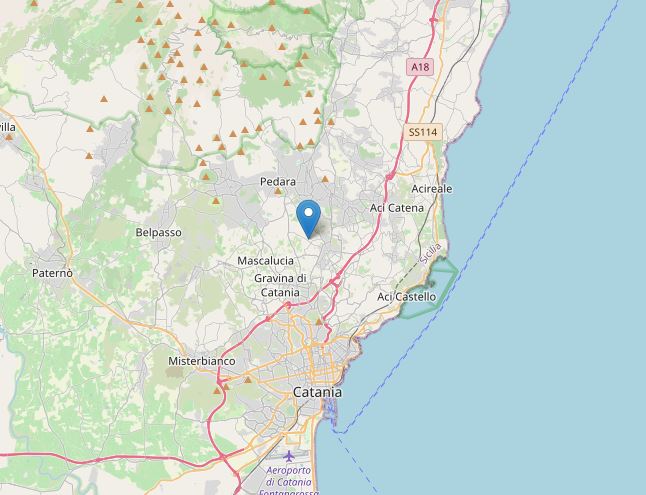 terremoto sicilia catania tremestieri