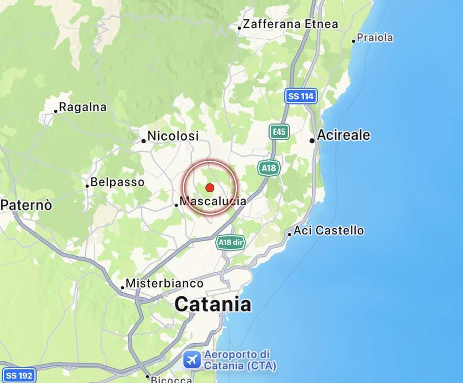 terremoto sicilia catania tremestieri