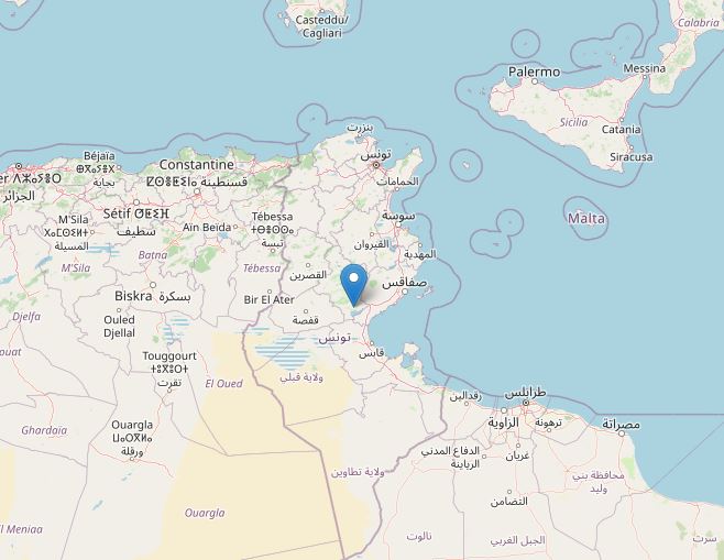 terremoto tunisia oggi