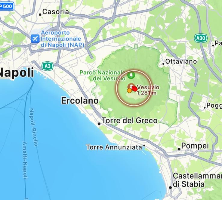 terremoto vesuvio
