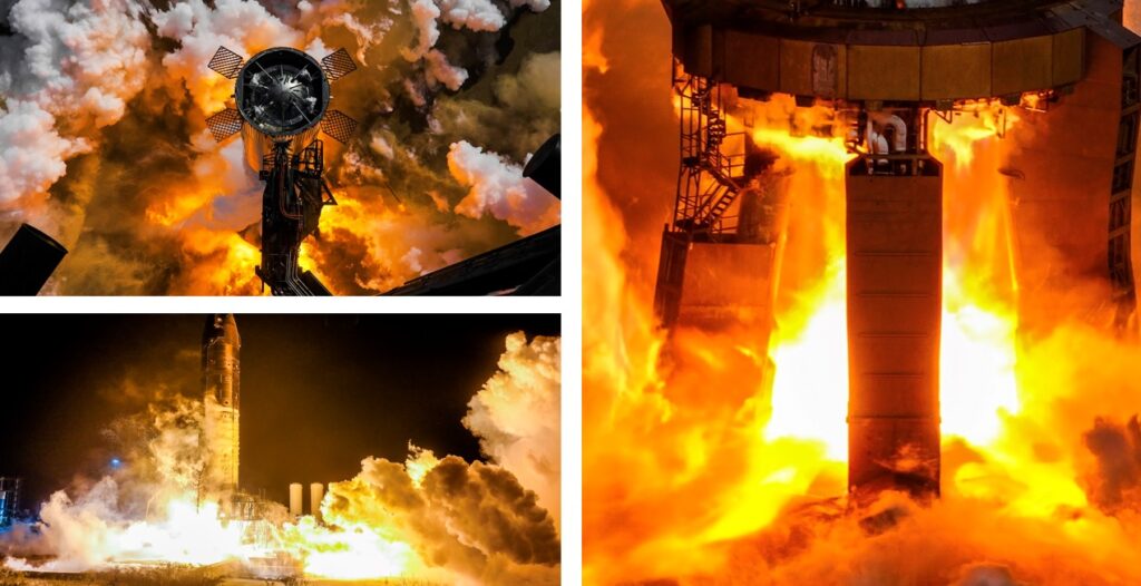 test pre volo 8 lancio starship ship super heavy