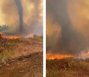 tornado fuoco ecuador