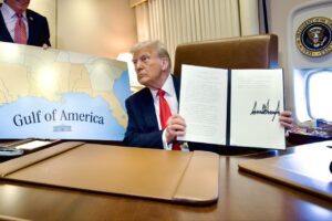 trump golfo del messico cambia nome golfo america