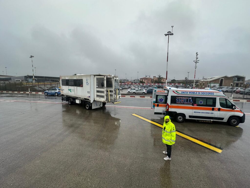 Bimba trasportata Roma