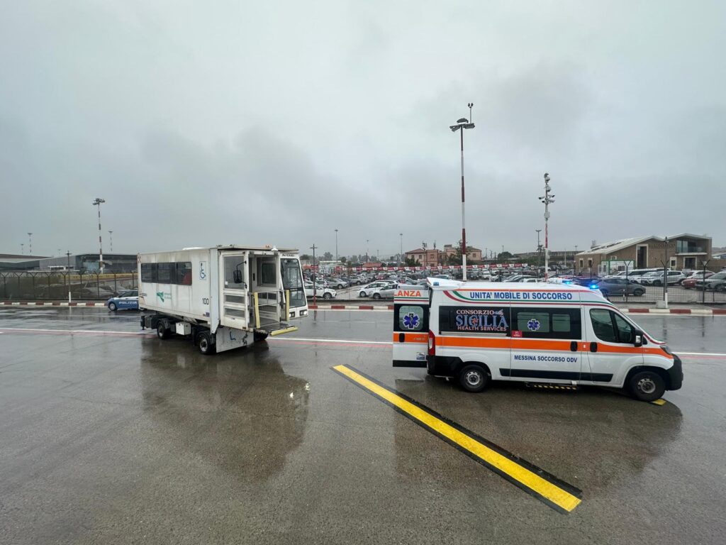 Bimba trasportata Roma