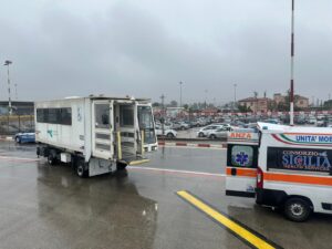 Bimba trasportata Roma