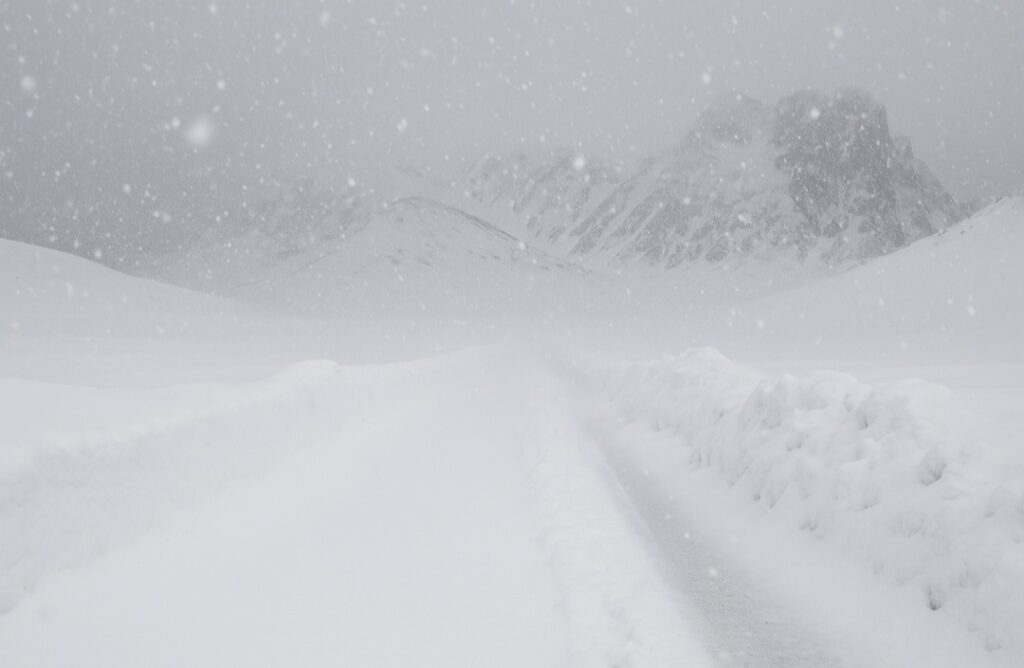 Bufera di neve Campo Imperatore