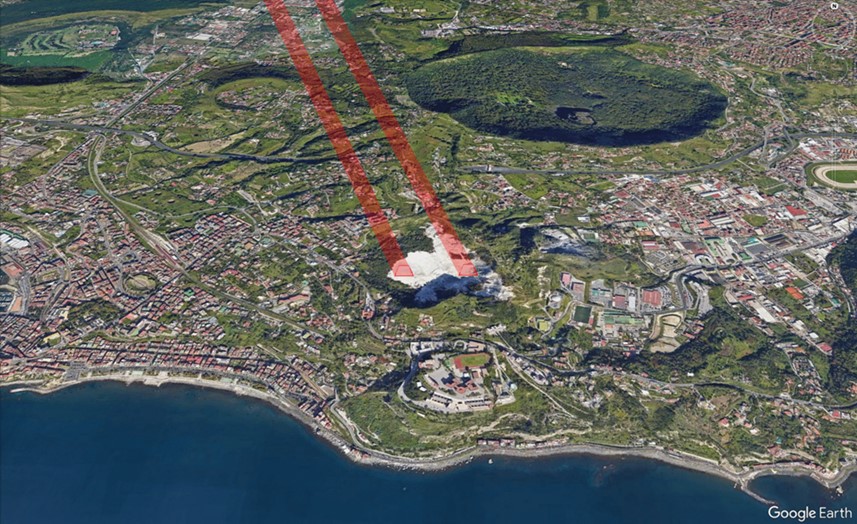 Campi flegrei segnali terremoti spazio
