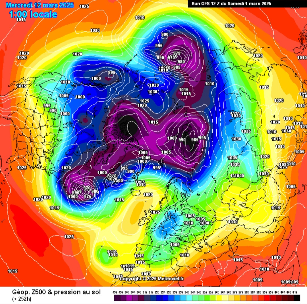 Collasso vortice polare a marzo