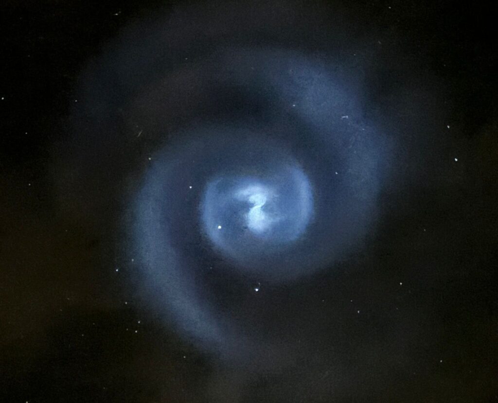 spirale blu cielo italia