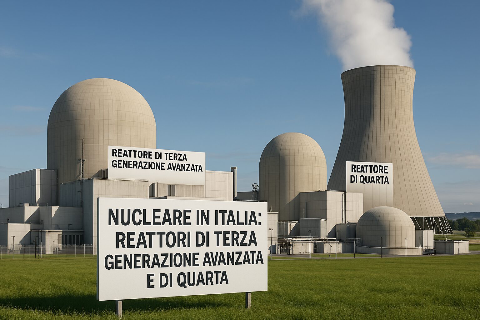 Il nucleare in Italia: “reattori di terza generazione avanzata e di quarta”