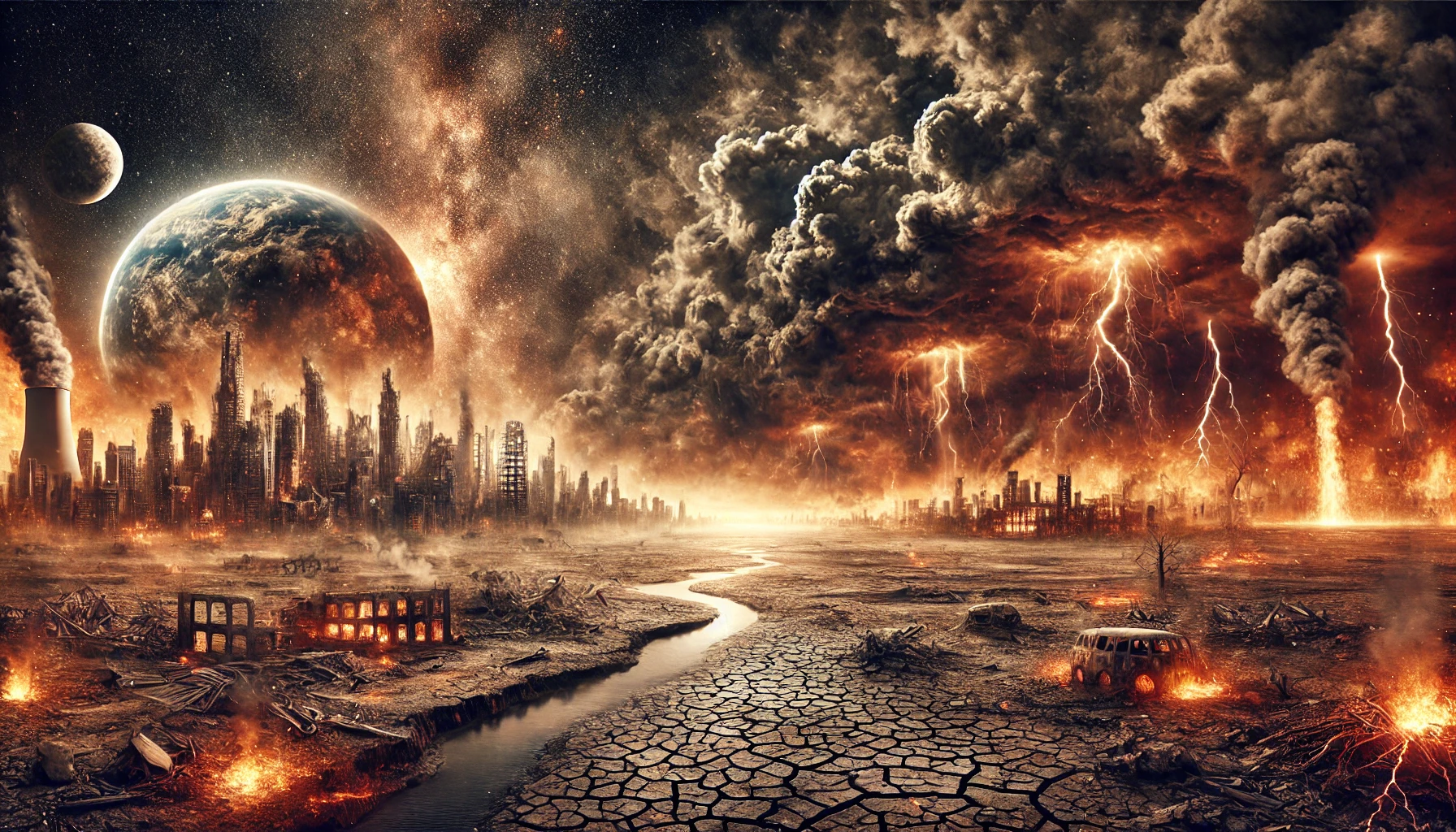 Un supercomputer ha già calcolato la data della nostra estinzione: temperature estreme, caos vulcanico e clima irriconoscibile