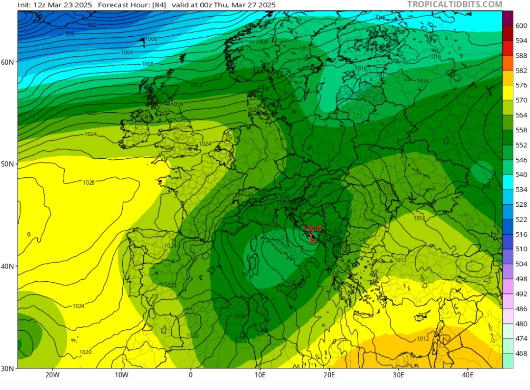 Goccia Fredda prossima settimana