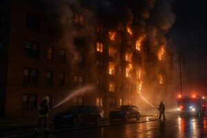 Incendio casa di riposo