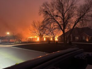 Incendio in Oklahoma