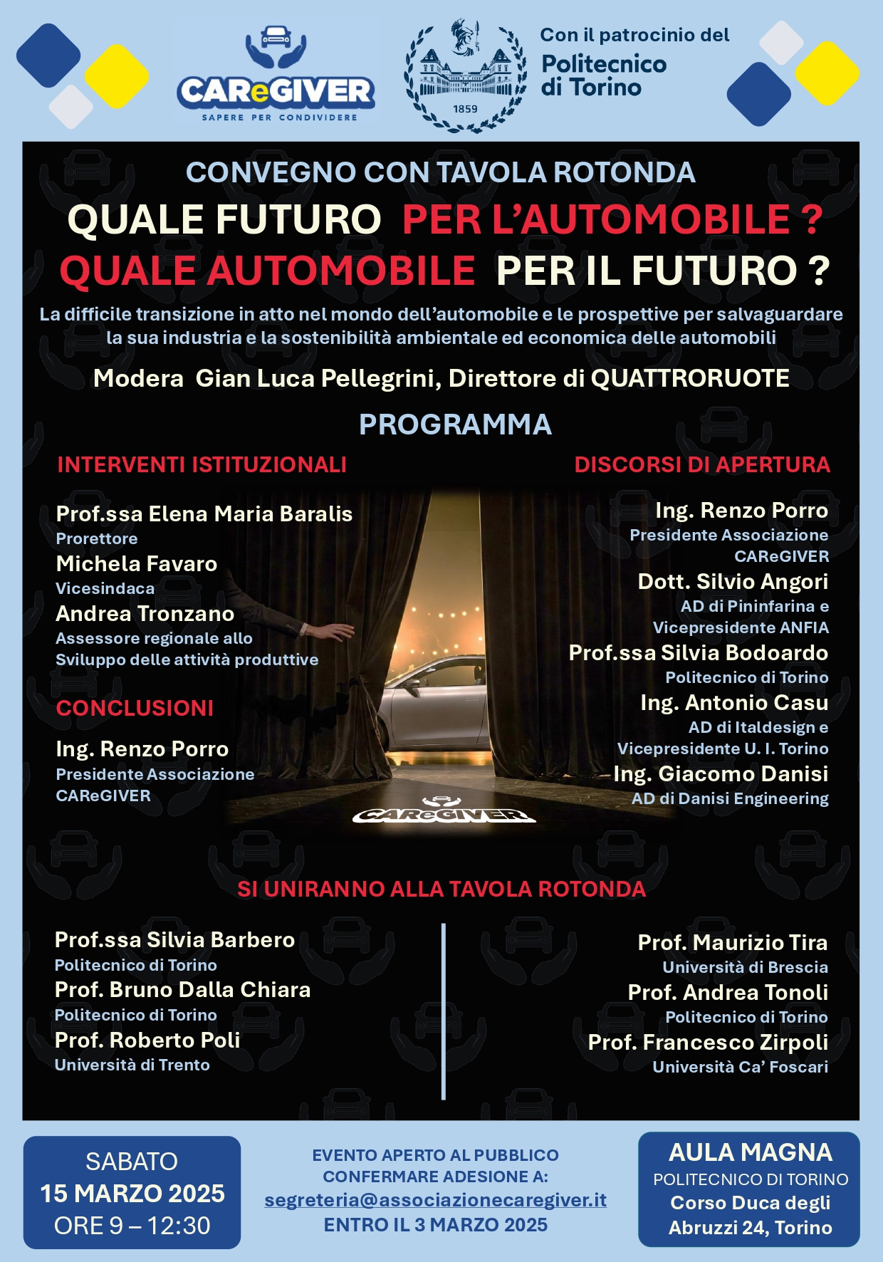 Locandina Convegno Auto