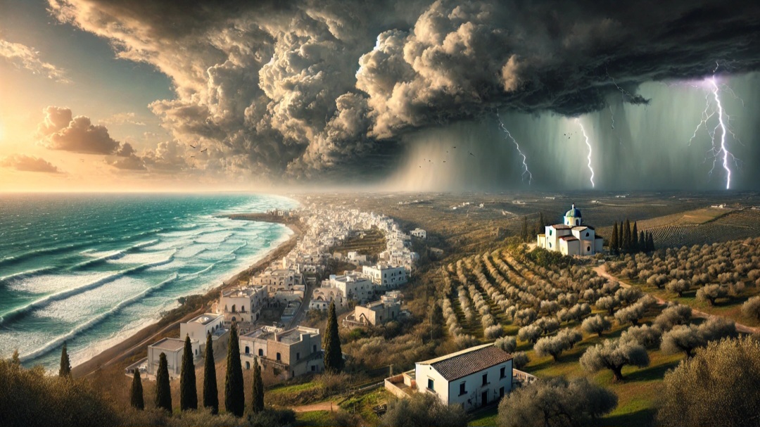 Meteo Puglia: settimana tra scirocco, piogge, temporali e venti intensi