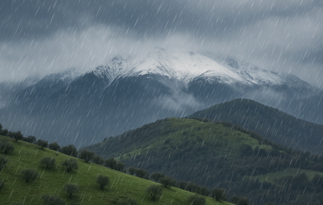 Meteo Umbria: piogge da effetto stau e nevicate abbondanti sui rilievi