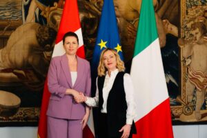Mette Frederiksen Giorgia Meloni