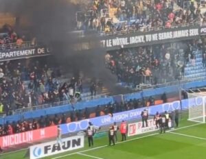 Montpellier St-Etienne interrotta