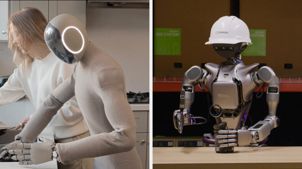 NVIDIA Isaac GR00T N1 robot umanoidi