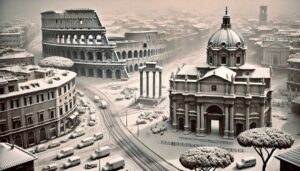 Neve Roma marzo 1985
