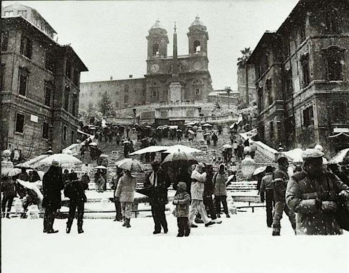 Neve Roma marzo 1971
