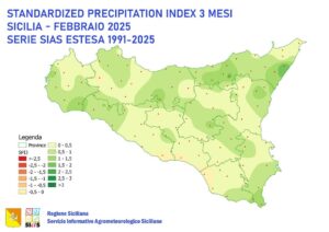 Piogge Sicilia febbraio 2025
