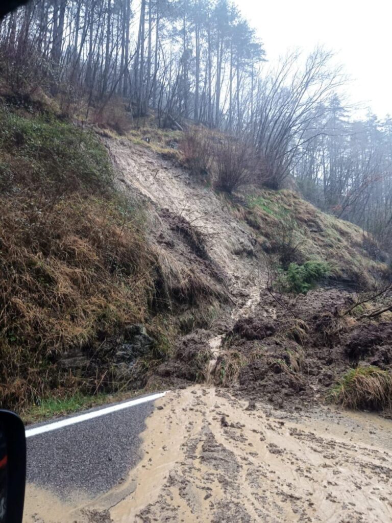 SR 302 km 40 tra Marradi e Palazzuolo sul Senio